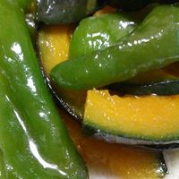 なすとかぼちゃの焼き浸し