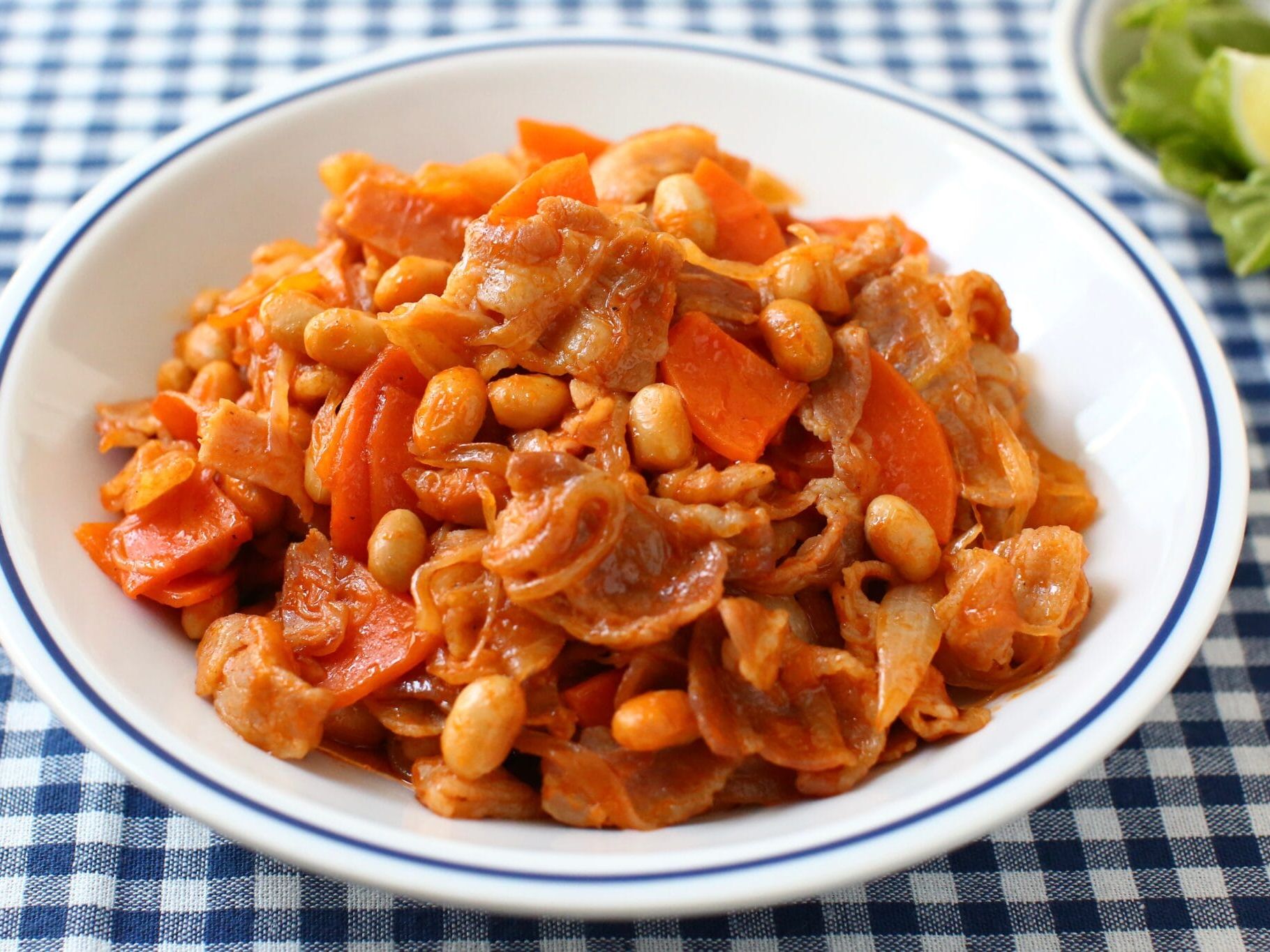 缶詰 ポークビーンズ レシピ