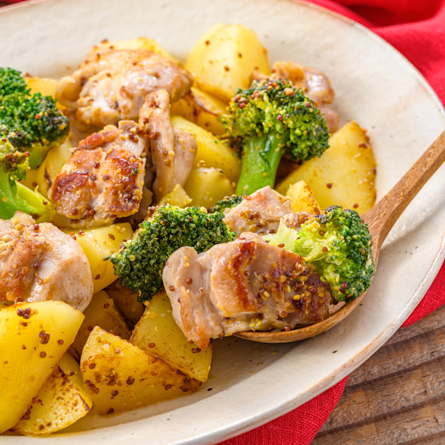 ブロッコリーとコーン炒め