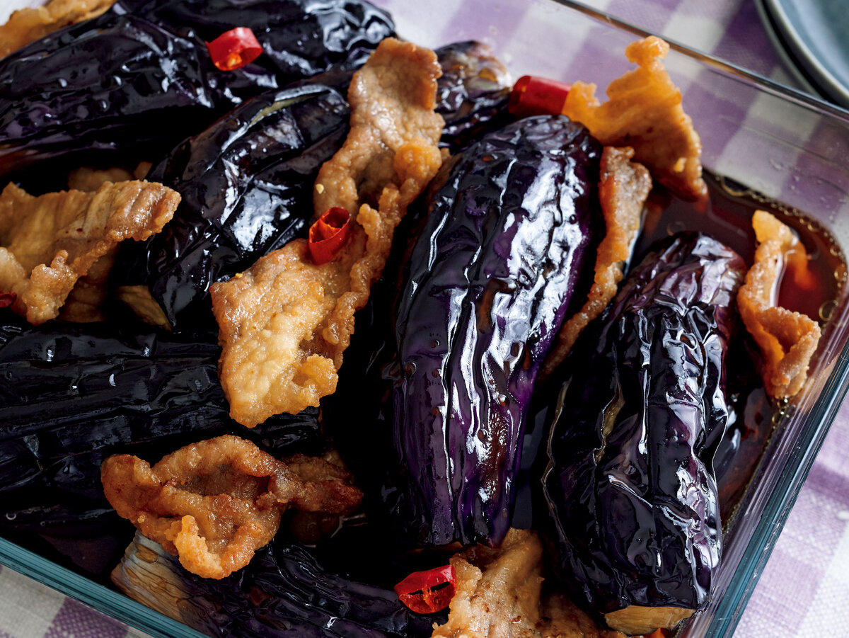 ナスと鮭の南蛮漬け