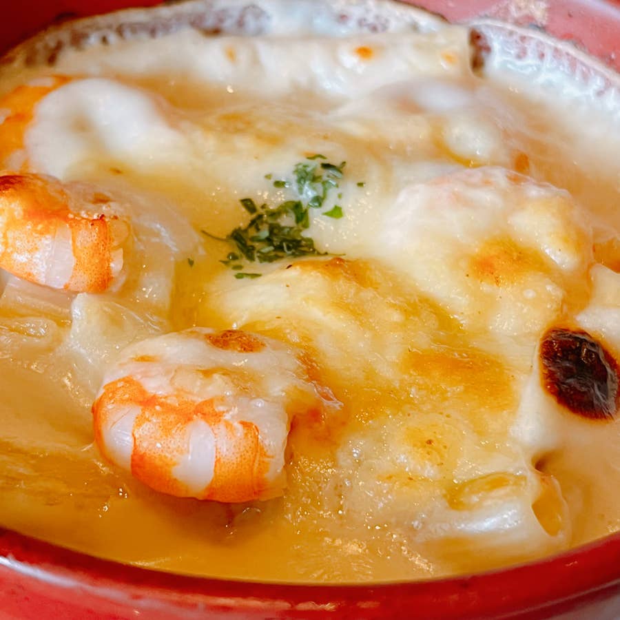 たらとじゃがいものチーズグラタン