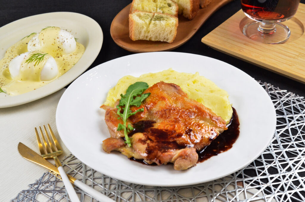 パリパリチキンソテ