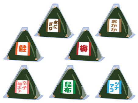 商用フリー・無料イラスト_コンビニ_おにぎり_おむすび_食べ物 - 商用OK!フリー素材集「ナイスなイラスト」