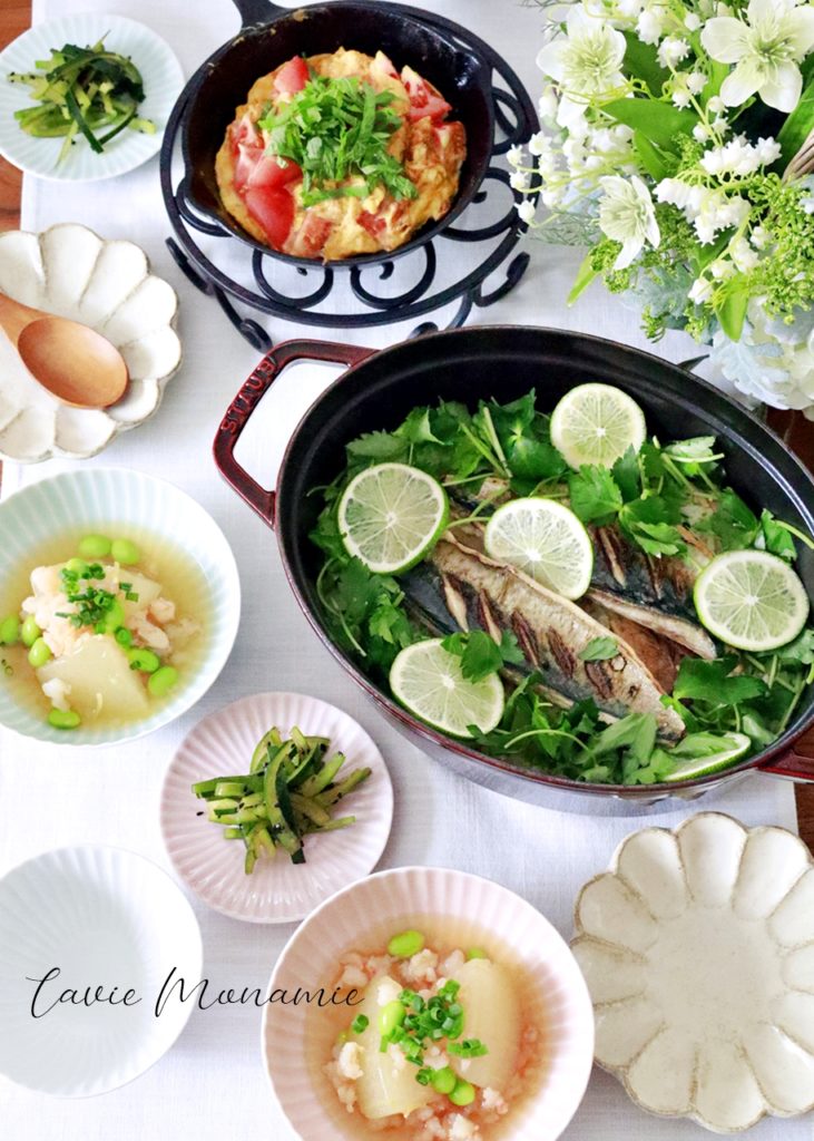 和食基本技術の会・春夏コース制ベターホームのお料理教室