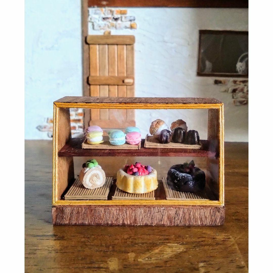 好きな色で作ります ディスプレイ ケーキ 〜編み上げフリル×マカロン ５号〜 雑貨・その他 Meril メリル通販18225376Creema クリーマ