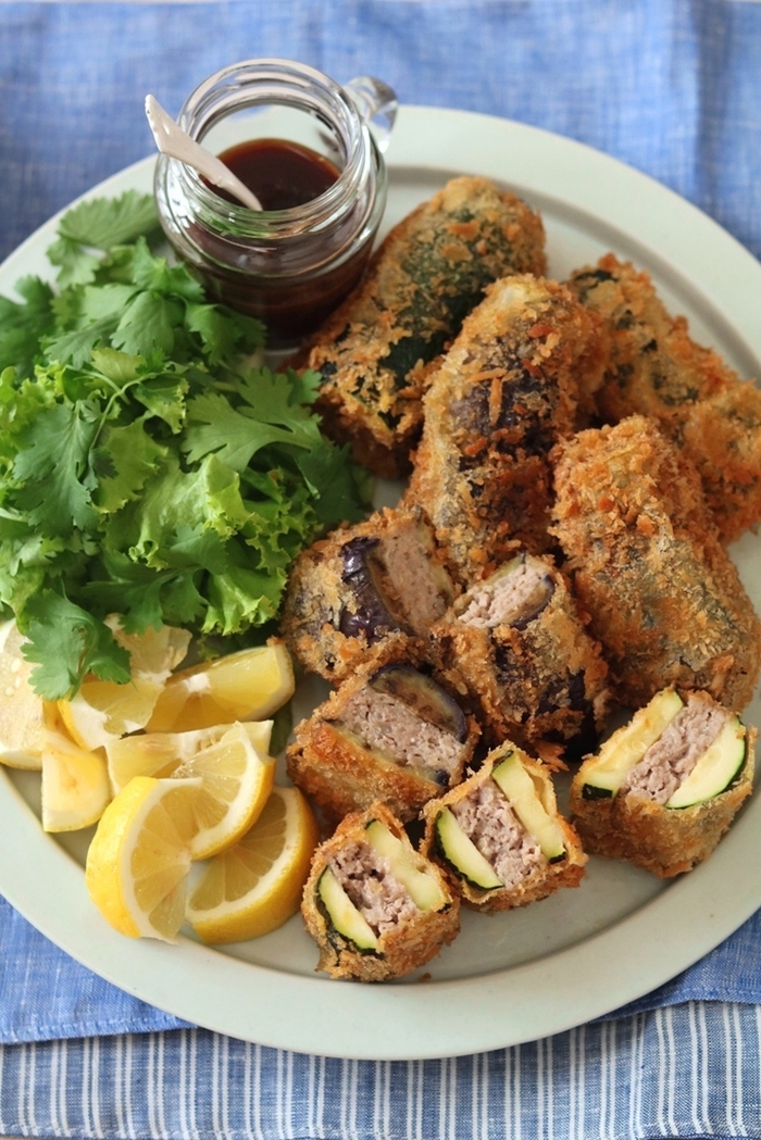 茄子とズッキーニのドライカレ