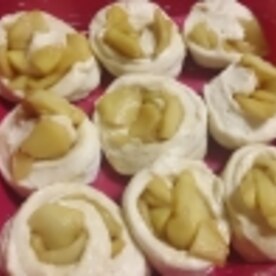 手作りアップルシナモンロールの簡単レシピ