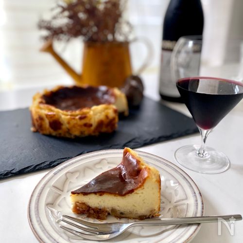 糖質オフのゴルゴンゾーラチーズケーキ