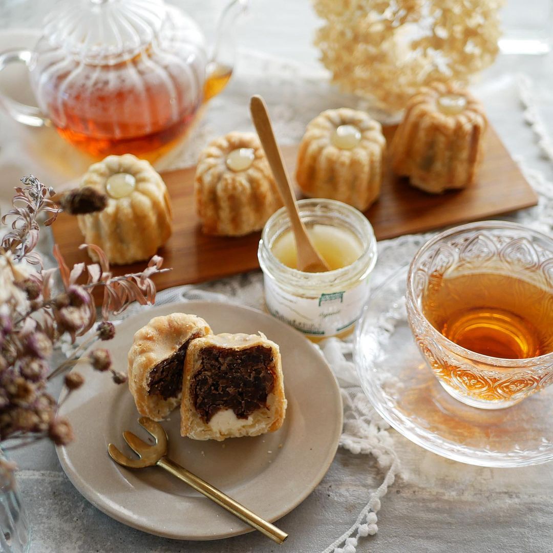 カヌレミックスで作る!かぼちゃと紫芋のハロウィンカヌレ