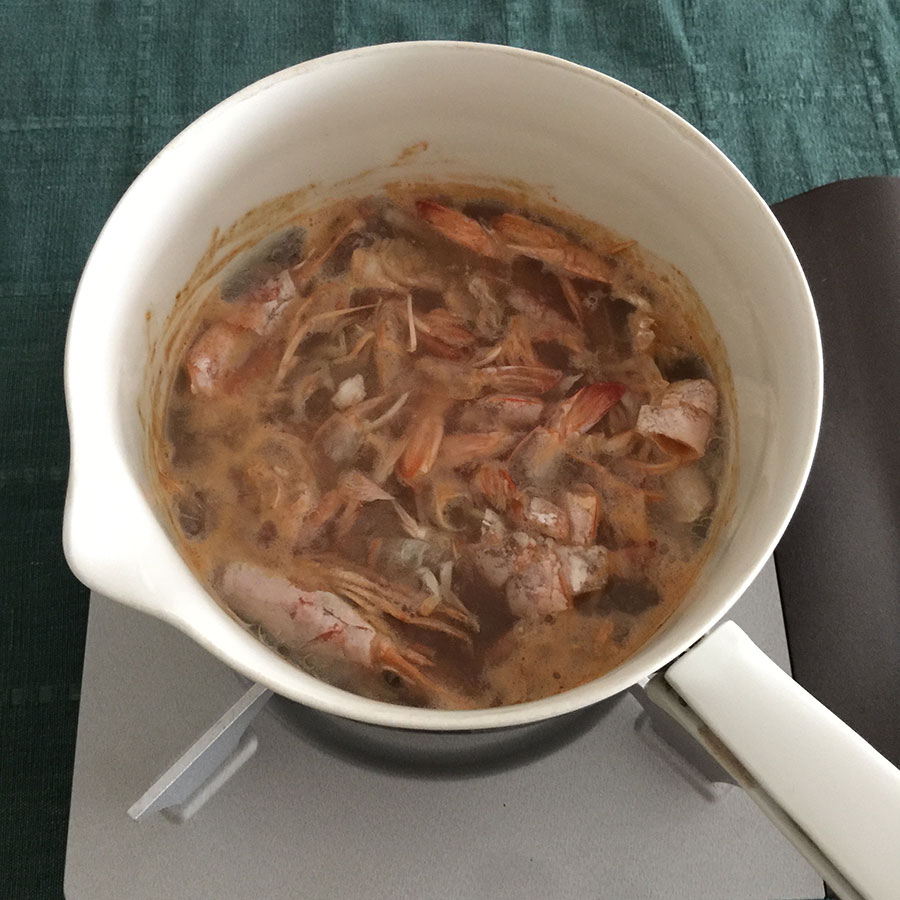 むき海老で＊まろやかトマトエビカレー＊生クリーム不要ルー不要