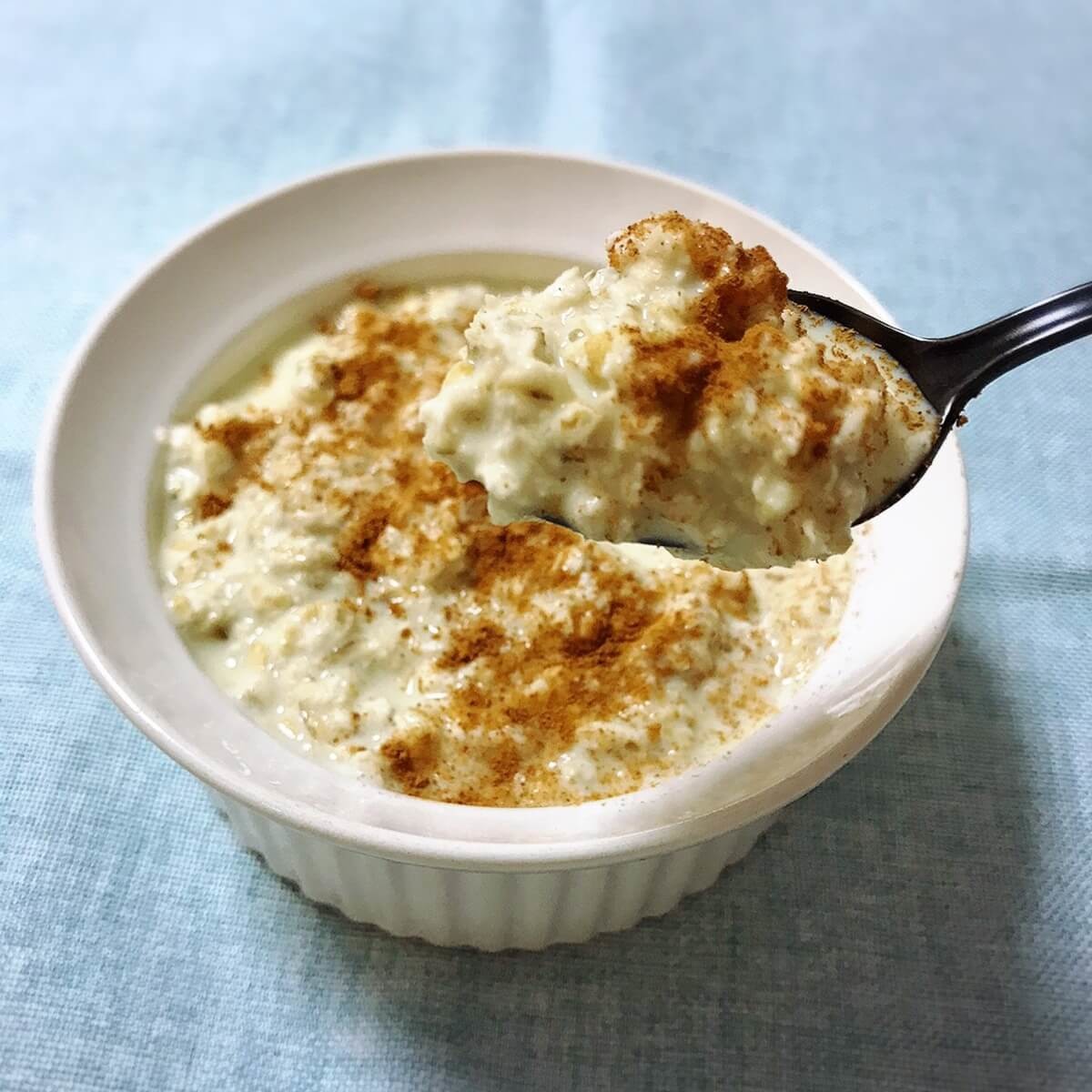 日食オートミール基本の食べ方 レンジで「ホットシリアルと和風粥」