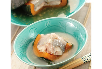 丸ごと坊っちゃんかぼちゃグラタン