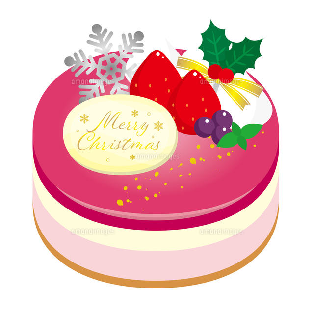 クリスマスケーキのイラスト素材 - フリーイラスト素材配布サイトIllustATAM
