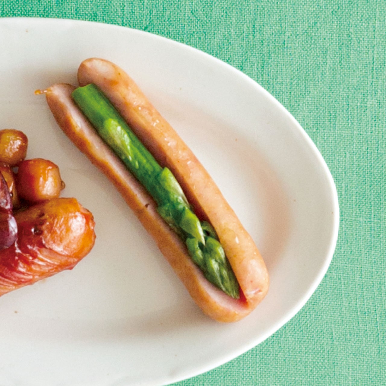 アスパラウインナーチーズおにぎりのレシピ - 生かし屋さん