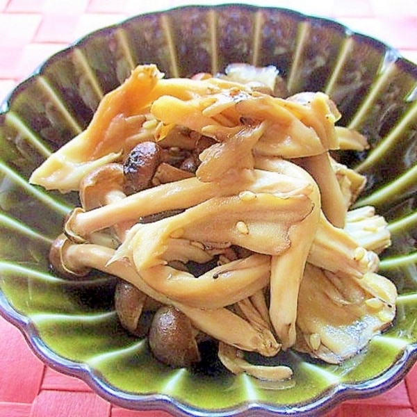 保存食 レンジで！きのこのピクルス