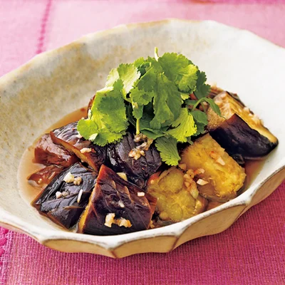 春菊と菊花のおひたし