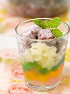 宝石みたいなフルーツゼリー アガー