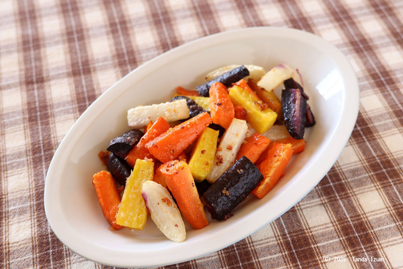 トースターで焼くだけ？にんじんのガーリック焼き