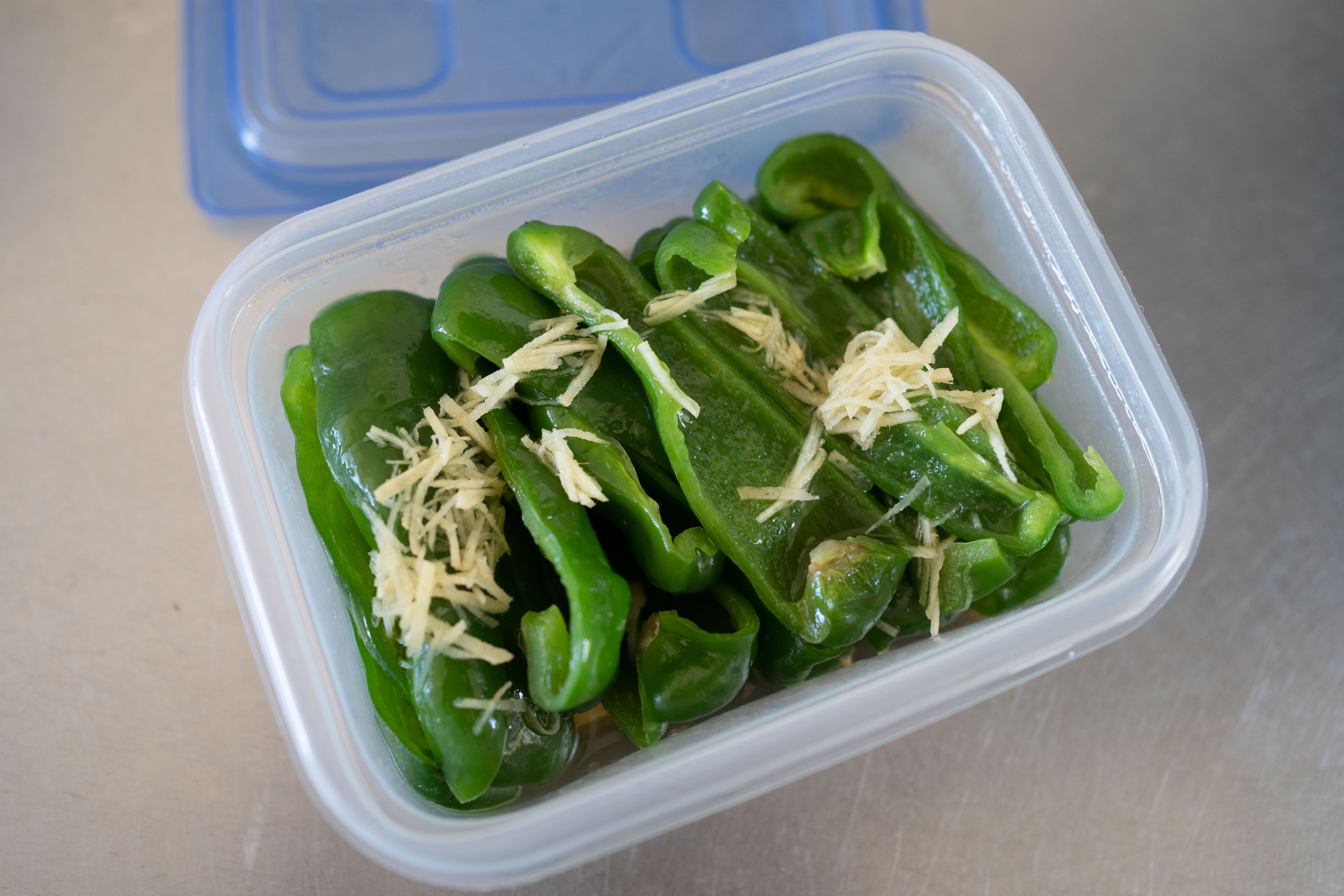 レンジで簡単!ピーマンのおひたし