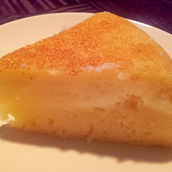 炊飯器使用。ヨーグルトdeスフレチーズケーキ風♡