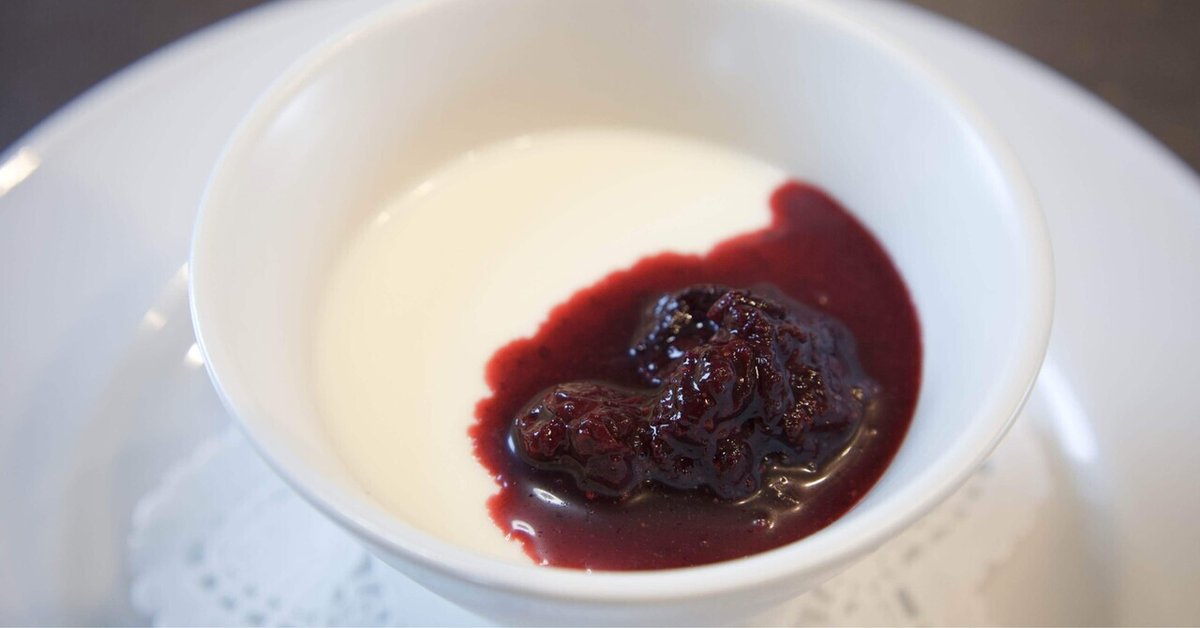 ぷるぷるパンナコッタ*ベリーソース♡ポジティブな私♡