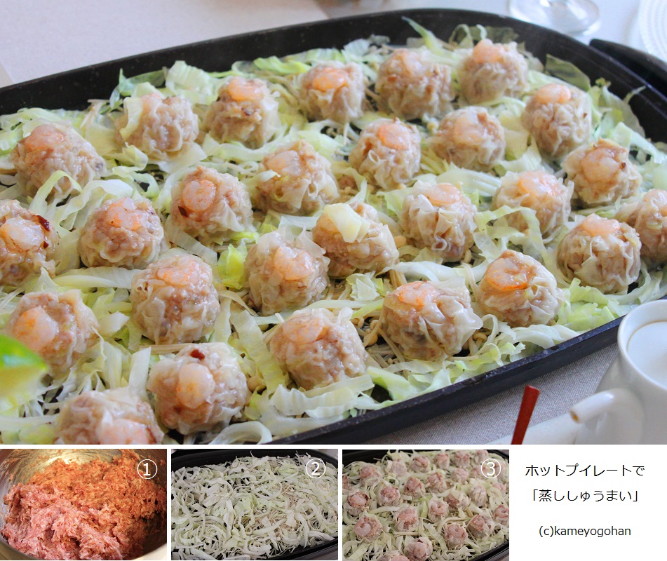 ホットプレートdeごちそうシュウマイ