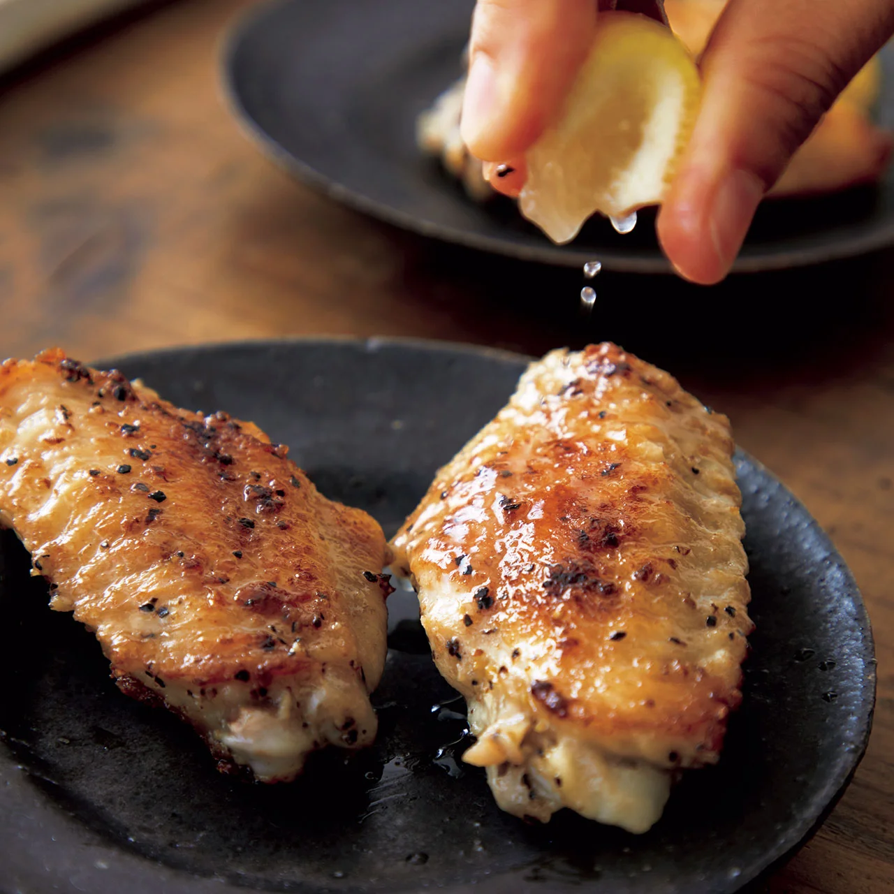 手羽先の下ごしらえ