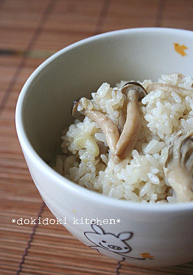 きのこバター炊き込みご飯