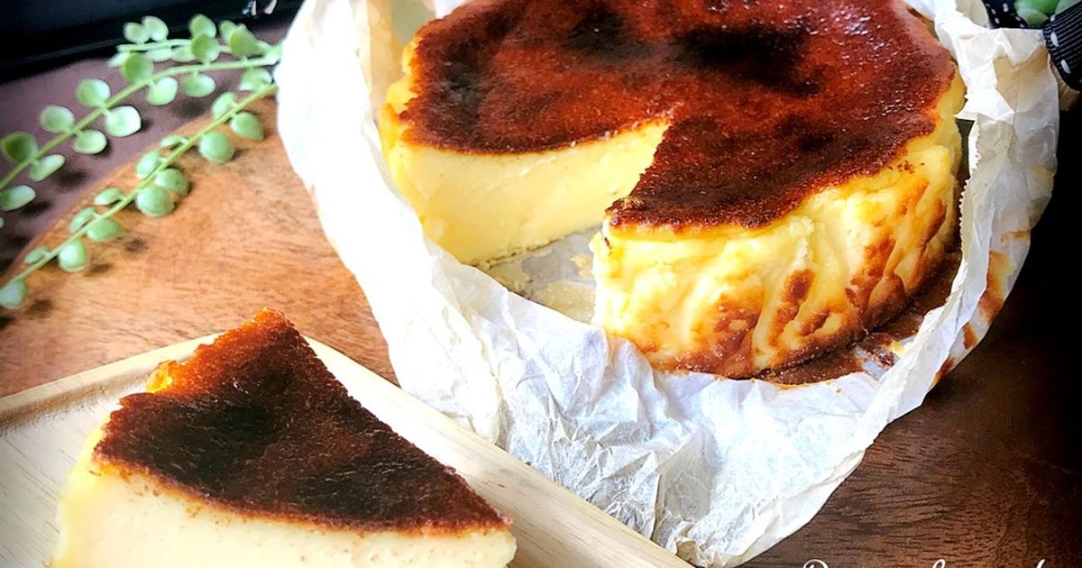材料少なく混ぜて焼くだけでこんなにおいしい!米粉バスクチーズケーキのレシピ Youtubeよき所 ゆるりオルター生活