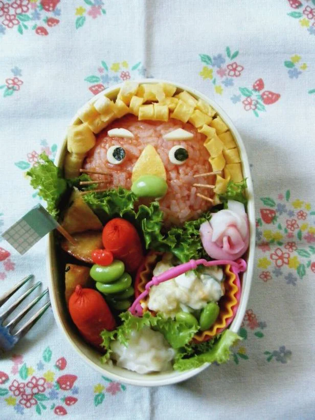 遠足弁当と、ぱんだとライオンのキャラ弁☆お弁当☆株式会社赤マルソウ