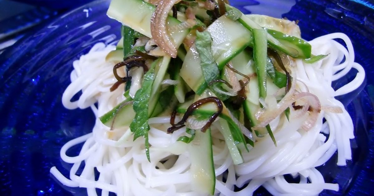 きのう何食べた？そうめん by むーみんクックパッド簡単おいしいみんなのレシピが392万品