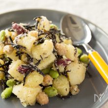 レシピ ベイクドポテトの北欧風サラダ 明太子のサワークリーム和え - かえるシェフkitchen