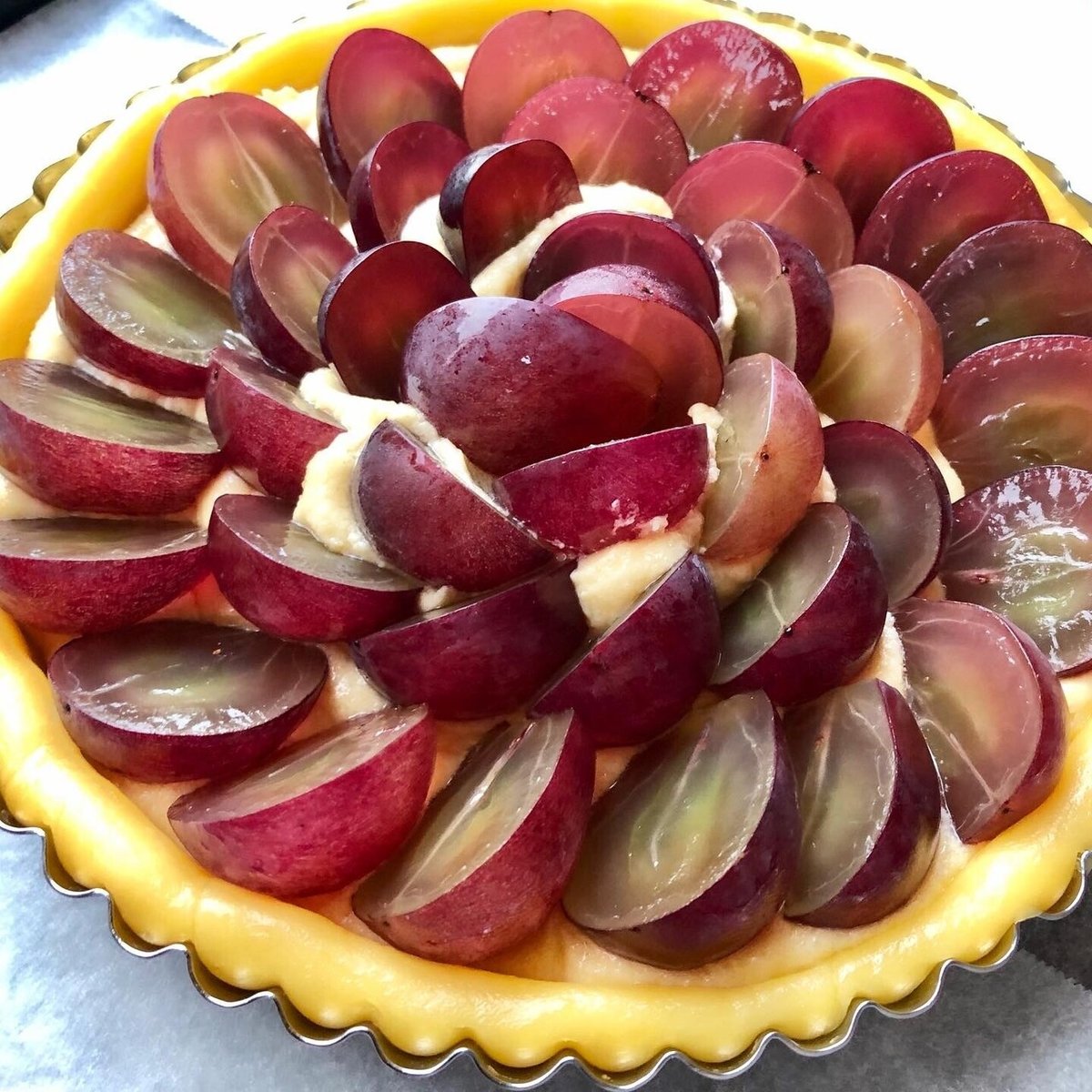 ♡カフェ気分♪ワイングラスでお洒落なぶどうパフェ♡
