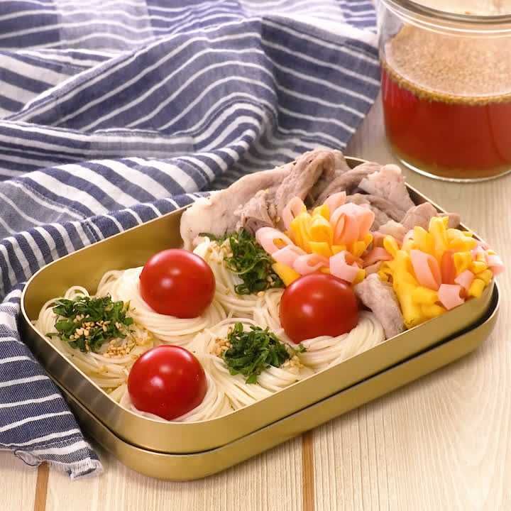 豚しゃぶとほうれん草のごま酢和え お弁当おかずに♪