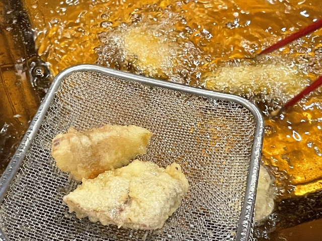 片栗粉で！根菜の天ぷら