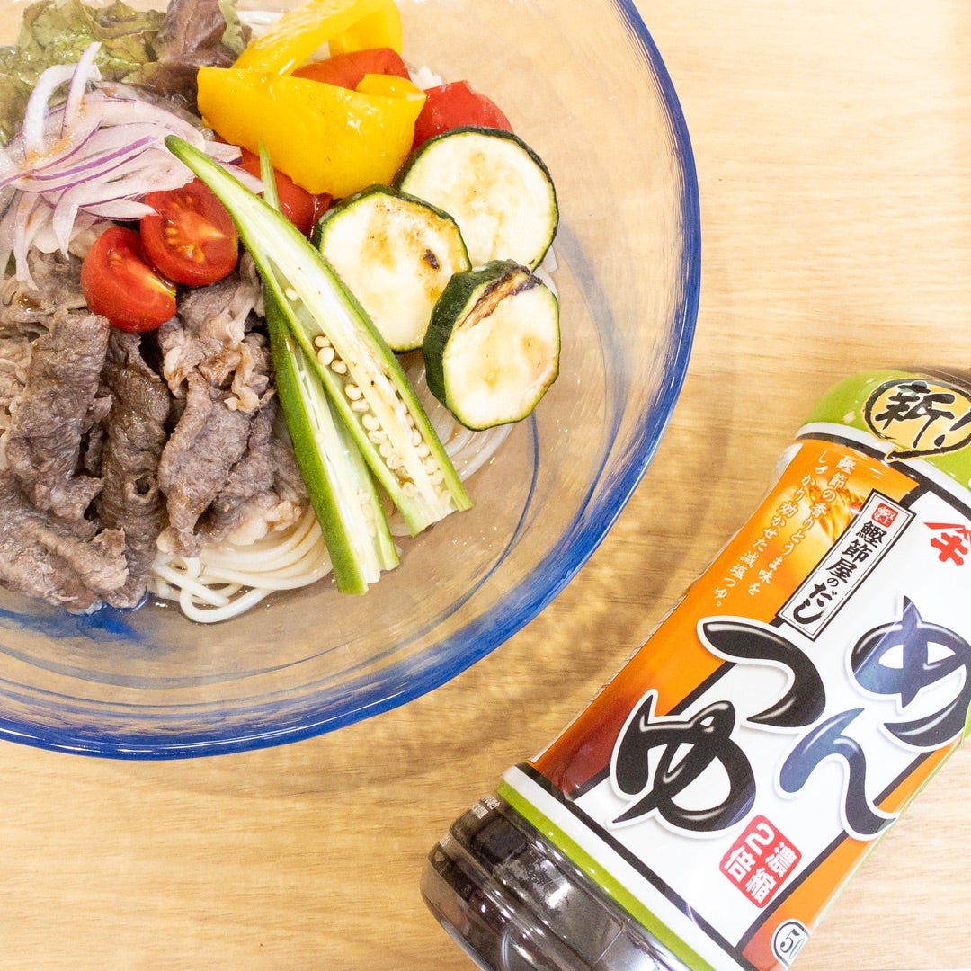 たった3分!手作りめんつゆで爆弾そうめん超減塩レシピ~しーちゃんの1食1グラムg台で!簡単!美味しい!減塩生活