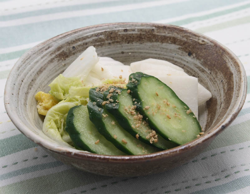 きゅうりの白だし漬け