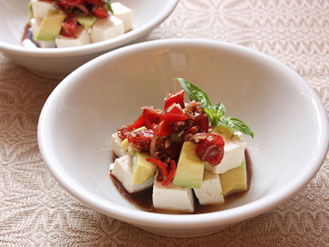 枝豆と豆腐のお焼き