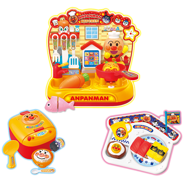 ジョイパレット JOYPALETTEアンパンマン ごはんがたけたよ! アンパンマンのすいはんきセット おもちゃ炊飯器