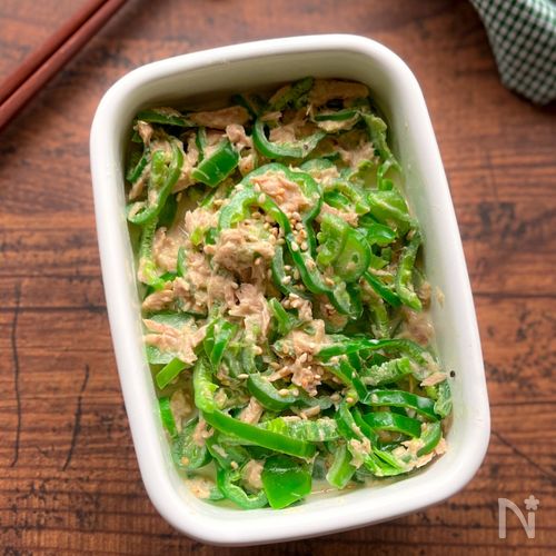 ツナマヨピーマンのレシピ。レンジで簡単！子供にも人気メニュー。 - LIFE.net