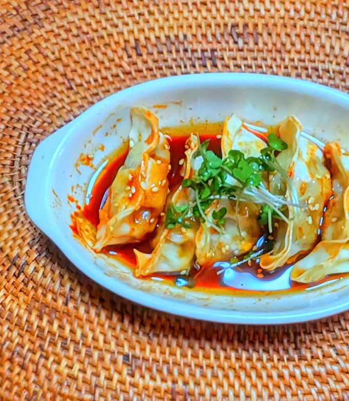 蒸し鶏コチュジャンタレ 長葱ピリ辛胡麻和え の献立。オリーブオイルの おいしい楽しい・キッチン大好き♪