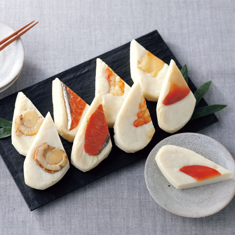 送料別 笹かまぼこ 真空5種5枚入 袋入り- 仙台「笹かまぼこ」のお取り寄せ・ギフトなら 通販 松島蒲鉾本舗