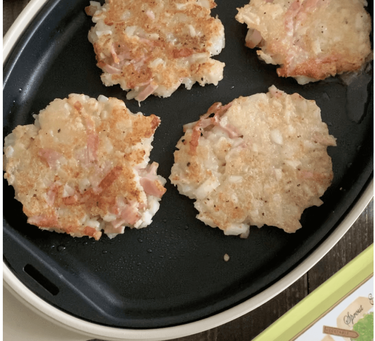 すりおろしれんこんのガレット