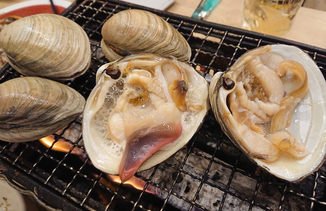 ホッキ貝の出汁醤油炭火焼き旬食予報 お魚応援特設ページ