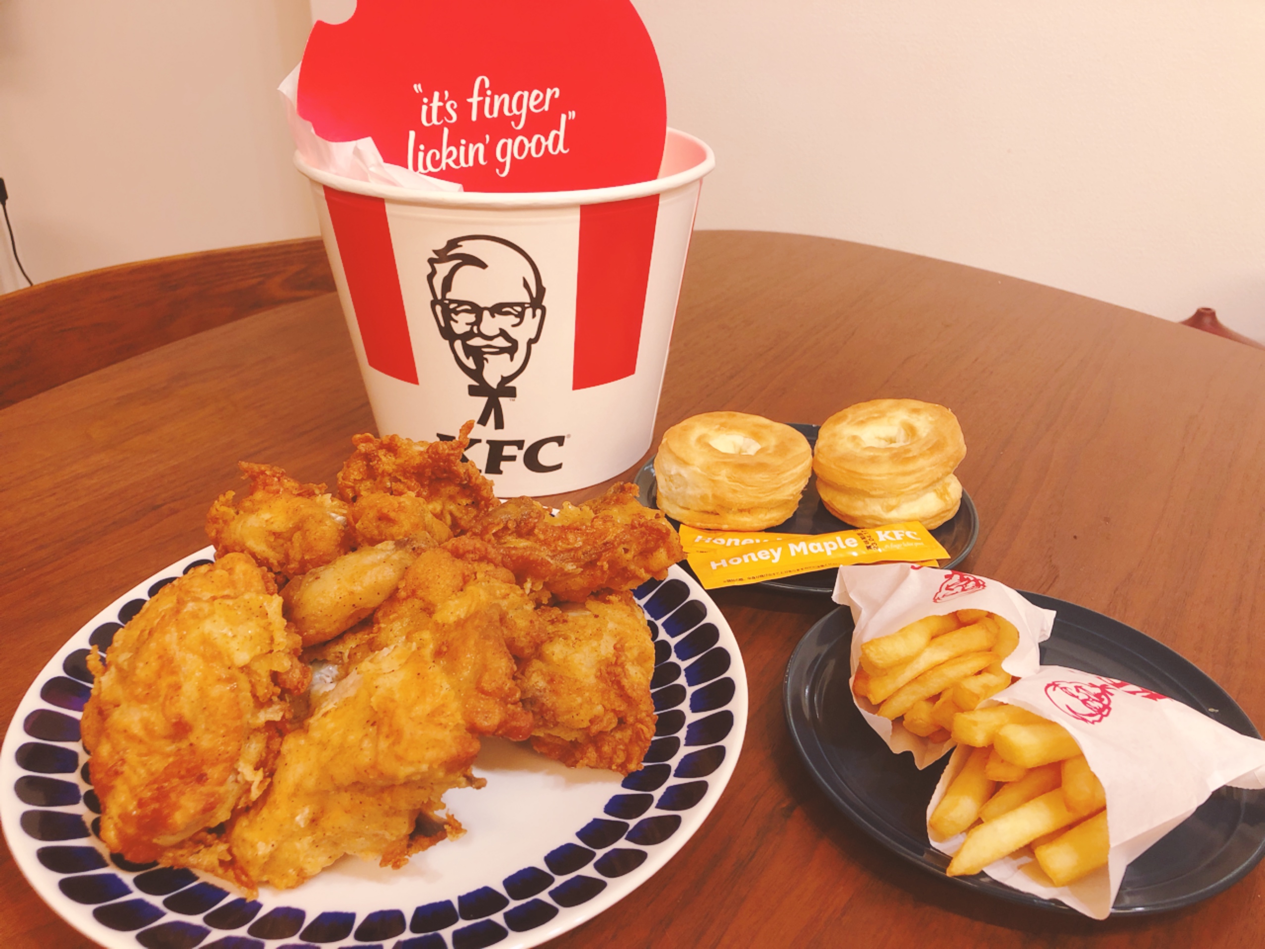 お弁当生活12日目はケンタッキー・フライド・チキンを再現 ｀・ω・´ シャキーン - そらとクリケットのキッチンガーデン