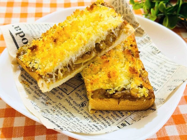 キャラメルバナナトースト