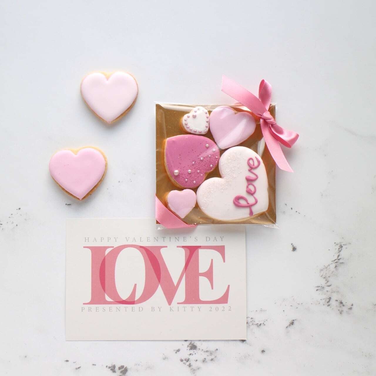 ハート型のアイシングクッキーの作り方Craftie Style