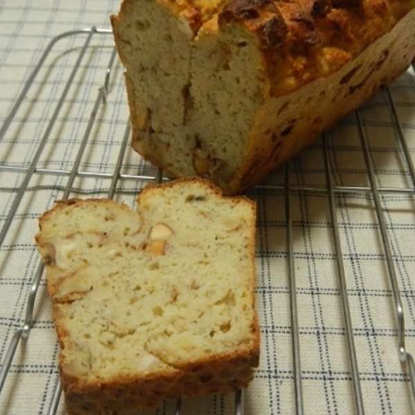 ヘルシー！バナナとナッツのおからパウンドケーキ