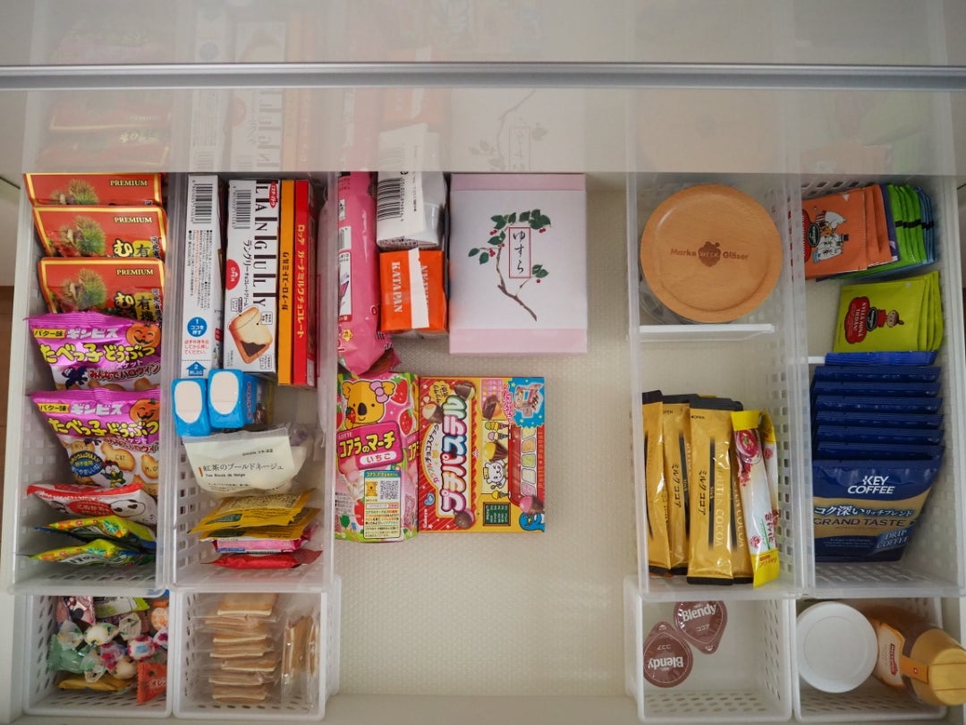 たくさん買ってもこれなら安心♡みんなが大好きなお菓子の収納方法2023年8月24日- エキサイトニュース