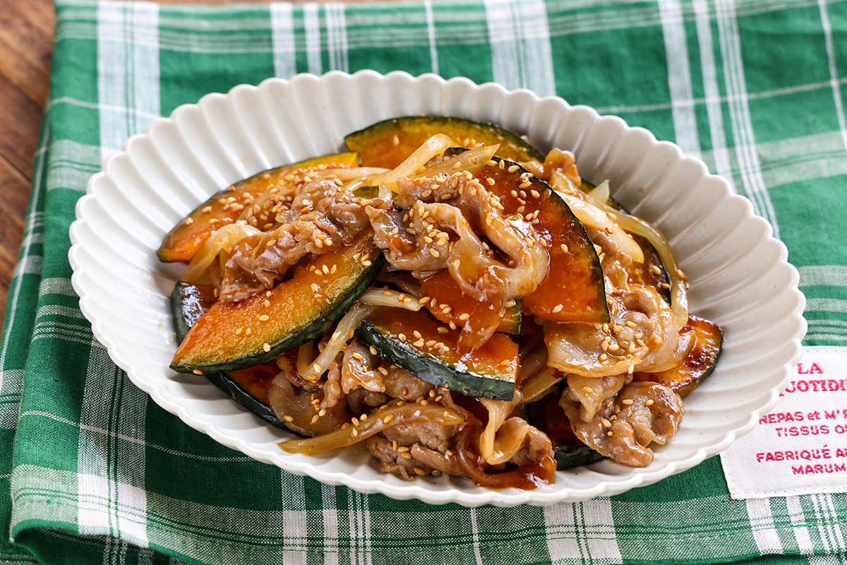 豚肉とかぼちゃの炒めもの